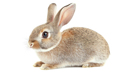 Obraz premium Rabbit outline drawing rodent isolated on a white background