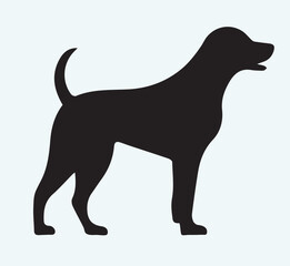 Dog silhouette icon