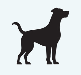 Dog silhouette icon