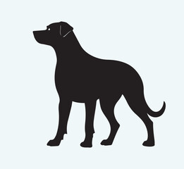 Dog silhouette icon