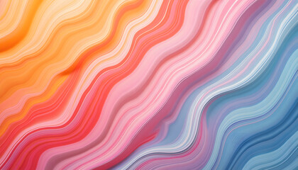 Obraz premium A striped marble effect texture in vibrant colors, perfect for decorating 