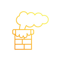 Chimney icon vector