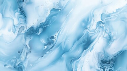 Naklejka premium Abstract Blue Swirling Paint Texture Background
