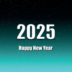 Happy new year greeting card. Abstract or vector background.