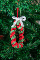 Handmade Crochet Ornament for Christmas Tree Decoration – Rustic and Eco-Friendly Holiday Decor