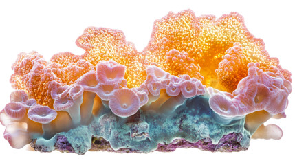 Coral reef, transparent background