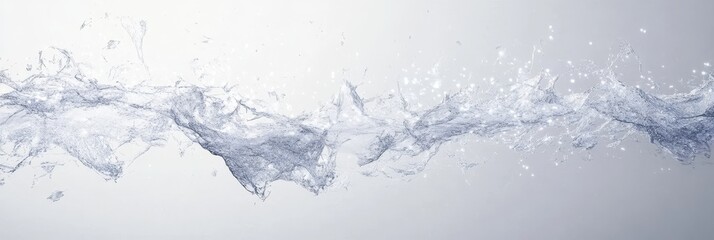 Water Flow Abstract Background - Flowing water, liquid motion, splash, freshness, purity.  Symbolizes energy, serenity, and life.