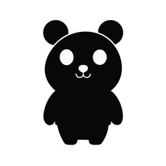 A cute panda vector illustration