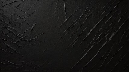Black texture background, minimal aesthetic design. Black textured background design with copy space. Background for wallpaper or backdrop. Minimal black background.