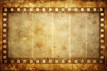 Vintage Film Scan Texture Background: Grunge, Aged, Film Grain, Photo Overlay, Retro, Blank,  Filmstrip, Cinematic,  Old Movie,  Analog Photography,  Dusty, Scratched,  Aged Paper