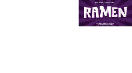 Vector 3D Editable Text Effect