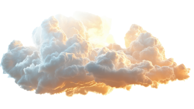 Cloud, transparent background