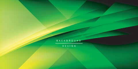 Expressive poster with shadow lines. Features technology, minimalist, and business themes, bright vibrant color schemes