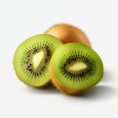 kiwi fruit isolated on white background