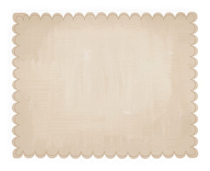postage stamp with blank paper design space on transparent background
