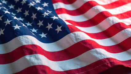 Obraz premium flag of usa, fourth of july, independence day banner