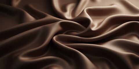 Obraz premium Elegant mocha mousse fabric showcasing luxurious texture and rich color, perfect for fashion, interior design, or product presentations.