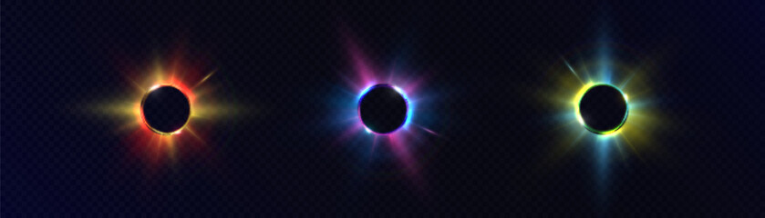 Abstract light explosion with space for text or object in the center, bright light object for illustrations or game interfaces. Vector