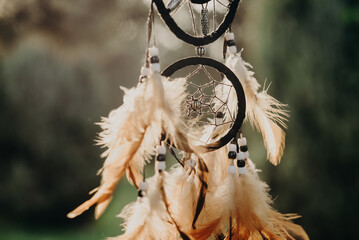 Dreamcatcher, american native spiritual bohemian mascot