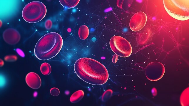 Colorful infographic on Hematology designed to support understanding and retention--ar 16:9