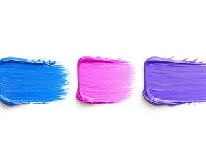 A watercolor painting featuring light blue and light blue hues on a white, isolated background.