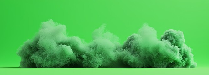 Fototapeta premium A grunge banner header design with a grimy, misty olive green gradient background, dark green at the bottom, and army green at the top.