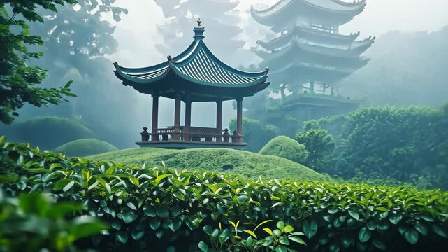 green tea in china