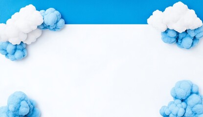 A hand-painted blue background. This versatile artistic image is perfect for various creative design projects such as posters, banners, cards, covers, magazines, prints, and wallpapers. Created with