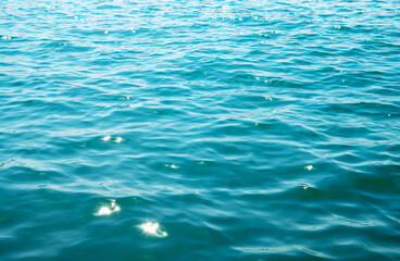 Blue sea water background texture