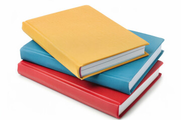 A stack of colorful hardcover books arranged in a neat pile, perfect for education, learning, and reading concepts.