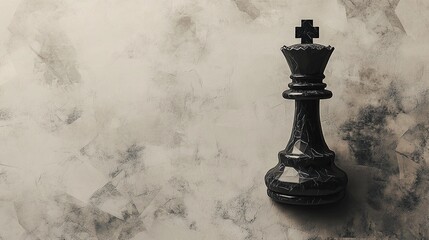 Detailed chessboard and pieces with sharp focus, creating a professional and engaging stock image with strategic implications