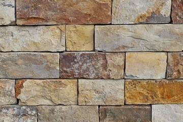 Weathered Brown Brick Wall Texture with Vintage Charm for Architectural Backgrounds