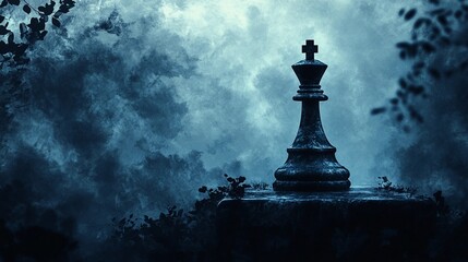 Chess-themed background featuring king and queen pieces arranged on a board, symbolizing leadership and decision-making strategies