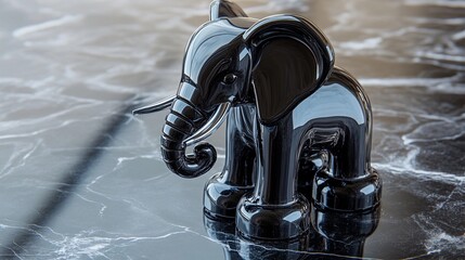 Obraz premium Close-up view of polished chess pieces on a board, highlighting strategy, elegance, and intellectual game symbolism