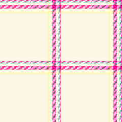 Conceptual textile fabric texture, scotland background plaid seamless. Checker tartan check pattern vector in old lace and bright colors.