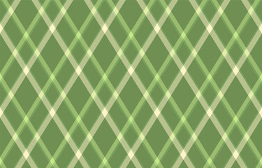 Argyle pattern of geometric rhombus. Harlequin check wallpaper design. Classic diamond shaped textile material for web background, print fabric clothing, sweater, wrapping paper, gift card, invitation