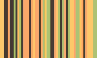 Obraz premium Pattern of vertical stripes, colorful thin and thick lines. Irregular stripe background, vector seamless texture. Abstract striped geometric design in bright colors.