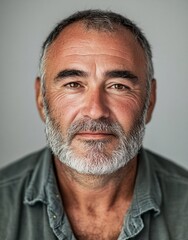 Fototapeta premium ID Photo for Passport : Spanish adult man 10