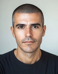 Obraz premium ID Photo for Passport : Spanish adult man 2