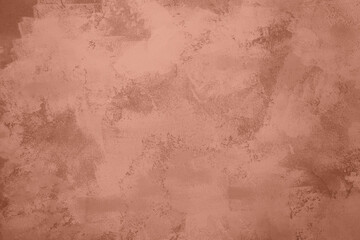 Mocha Mousse toned colour grunge decorative wall background. Art rough stylized texture banner...