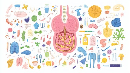 Quick reference guide for Gastrointestinal System including important signs symptoms and nursing actions--ar 16:9
