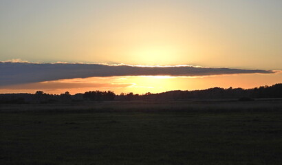 zach&oacute;d słońca