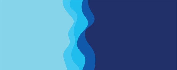 abstract blue sea wave background
