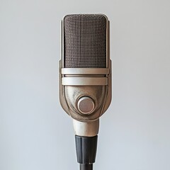 microphone on a black background