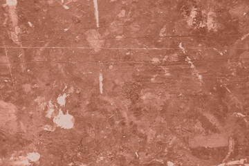 Mocha Mousse toned colour grunge decorative wall background. Art rough stylized texture banner trendy color 2025. Grunge brown color texture