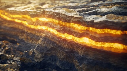 A geological slice of Earth focusing on magma chambers beneath the crust.