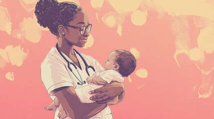 Visual guide on Mother Baby featuring essential nursing interventions and patient care techniques--ar 16:9