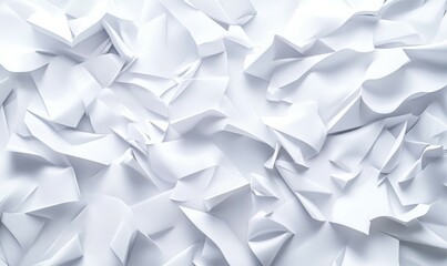 Abstract wallpaper formed from White 3D Blocks. Business with copy-space.