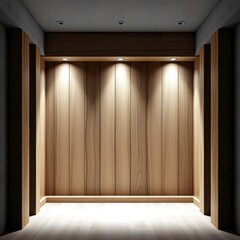 Room with a wall background wood concrete design wood design concrete architecture wall floor modern