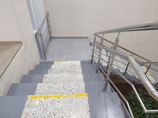 staircase in a modern office building, closeup of photo © Natalia